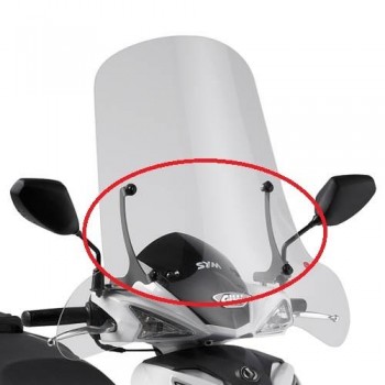 Herrajes parabrisas SYM Symphony SR 50/125 2010-2016 Givi