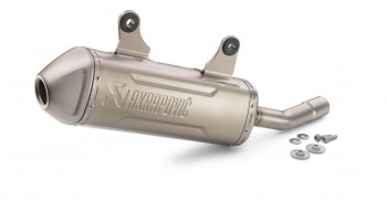 Silencioso escape KTM SX 250/300 2023-2025  Akrapovic slip-on titanio