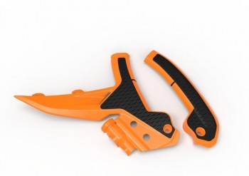 Juego protectores chasis KTM Factory Racing naranja EXC 2024-2025, SX 2023-2025