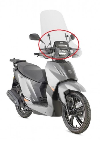 Herrajes parabrisas Peugeot Tweet 50/125 FL GT /Allure 2023-2024 Givi