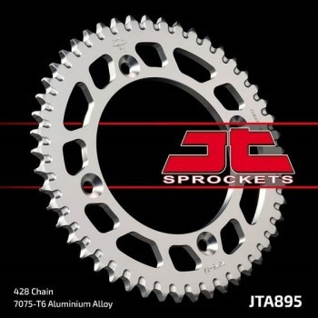 Corona JT 895 de aluminio con 47 dientes