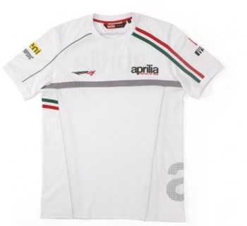 Camiseta Aprilia Paddock Blanca  Talla S