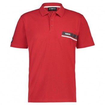 Polo Yamaha Revs Small Stripe Rojo  Talla L