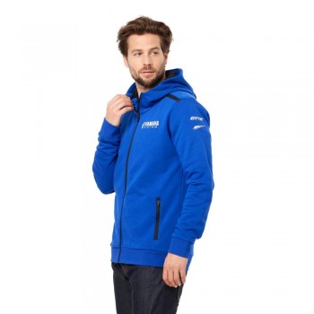 Sudadera con capucha y cremallera Yamaha Paddock Blue Durrus hombre  Talla L