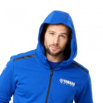 Sudadera con capucha y cremallera Yamaha Paddock Blue Durrus hombre  Talla L