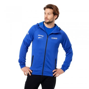 Sudadera con capucha y cremallera Yamaha Paddock Blue Kackney hombre  Talla L