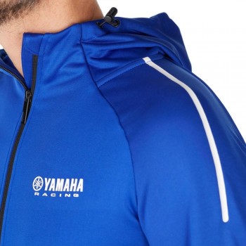 Sudadera con capucha y cremallera Yamaha Paddock Blue Kackney hombre  Talla L