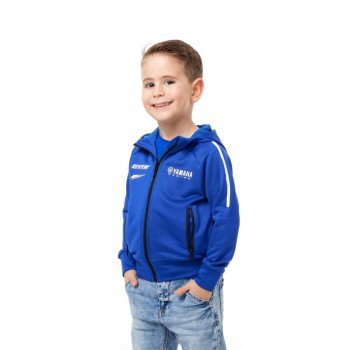 Sudadera con capucha y cremallera Yamaha Paddock Blue Aalst infantil