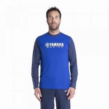 Camiseta Yamaha Paddock Blue Ama hombre manga larga