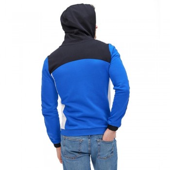 Sudadera con capucha y cremallera Yamaha Paddock Blue Dankos hombre