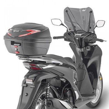 Baul 39L Givi B360.negro base reflex rojo