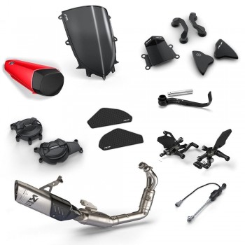 Pack accesorios Adrenaline Yamaha R7 2022-2024 rojo