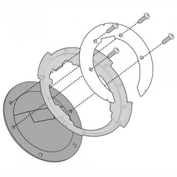 Kit montaje bolsa deposito Givi Tanklock para Ducati 848, 1098, Monster