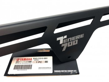 Protector cadena Yamaha Tenere 700 2019-2024 original aluminio negro