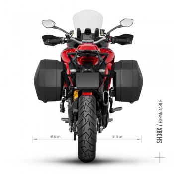 Soportes maletas laterales Shad 3P System Ducati Multistrada 950 2017-2023, 1200/1260 2016-2023, V2 2023-2024