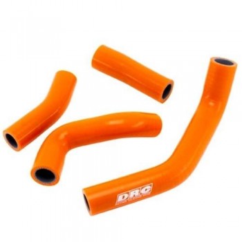 Manguitos radiador KTM 125/200 Duke 2011-2015 DRC naranjas