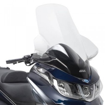 Parabrisas Piaggio X10 125/350/500 2012-2016 Givi transparente