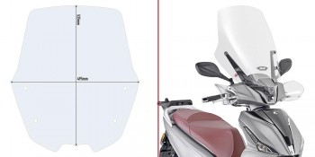 Parabrisas Kymco People S 125 2020- Givi transparente