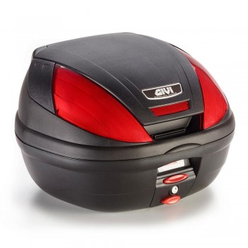 Baul 39L Givi E370 reflex rojo