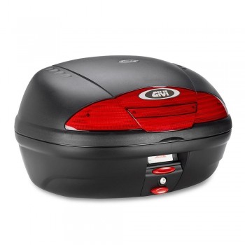 Baul 45L Givi E450 Simply 2 reflex rojo (sin parrilla)