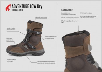 Botas Forma Adventure Low Dry negras talla 43