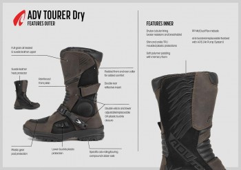 Botas Forma Adv Tourer Dry marron talla 43