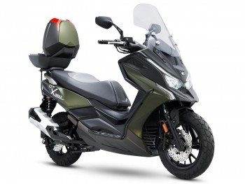 Defensas laterales Kymco DTX 125-350 metalicas negras