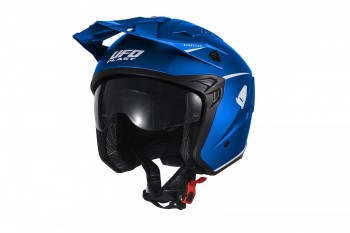 Casco Jet UFO Sheratan azul talla S