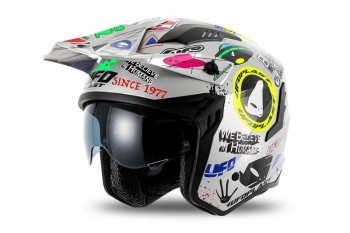 Casco Jet UFO Sheratan Graphics new talla L