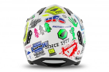 Casco Jet UFO Sheratan Graphics new talla L