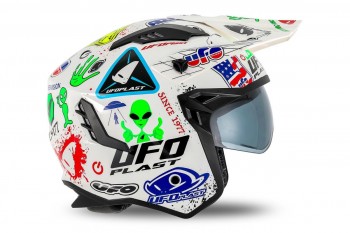 Casco Jet UFO Sheratan Graphics new talla L