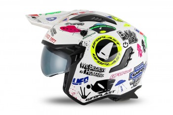 Casco Jet UFO Sheratan Graphics new talla M