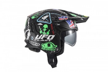 Casco Jet UFO Sheratan Graphics talla L