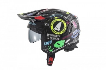 Casco Jet UFO Sheratan Graphics talla S