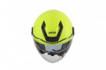 Casco Jet UFO Spirit fluor talla M