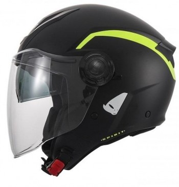 Casco Jet UFO Spirit negro talla M