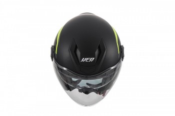 Casco Jet UFO Spirit negro talla M