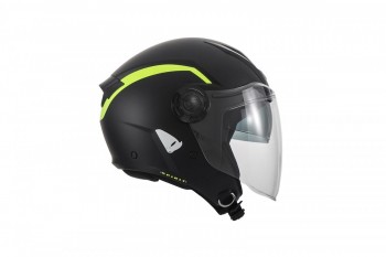 Casco Jet UFO Spirit negro talla M