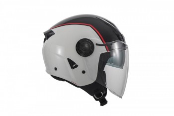 Casco Jet UFO Spirit Blanco-Negro talla S