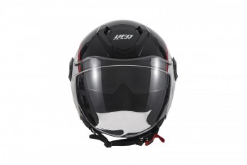 Casco Jet UFO Spirit Blanco-Negro talla S