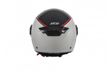 Casco Jet UFO Spirit Blanco-Negro talla S