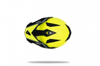 Casco Ufo Aries Negro-Amarillo fluor