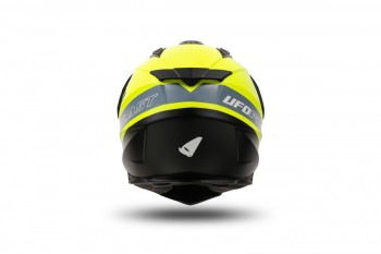 Casco Ufo Aries Negro-Amarillo fluor