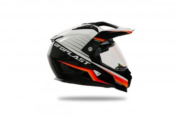 Casco UFO Aries Blanco-Negro