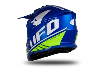 Casco Ufo Intrepid Azul-Amarillo fluor