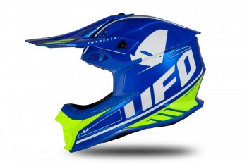 Casco Ufo Intrepid Azul-Amarillo fluor