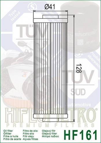 Filtro aceite BMW R45, R50, R60, R65, R75, R80, R90, R100  Hiflofiltro