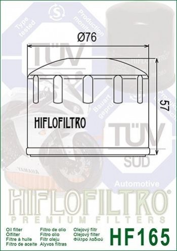 Filtro aceite BMW F800F/ST 2006-2013  Hiflofiltro