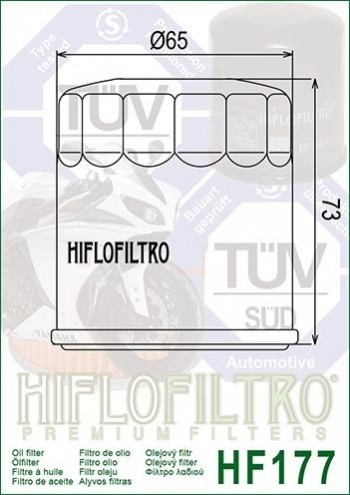 Filtro aceite Buell  HifloFiltro HF177