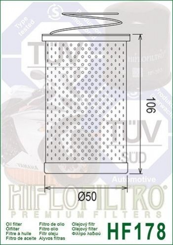 Filtro aceite Harley Davidson 1954-1980  Hiflofiltro